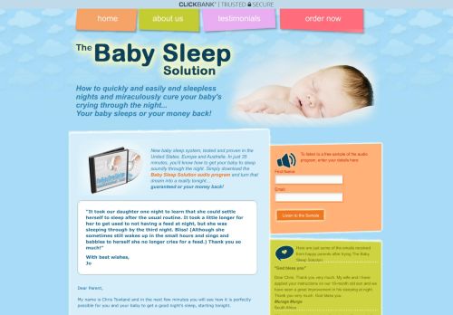  The Baby Sleep Solution Audio Progr Website
